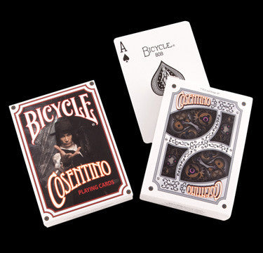 SOLD OUT - PLAYING CARDS - SIGNED Cosentino Professional Bicycle Deck - White